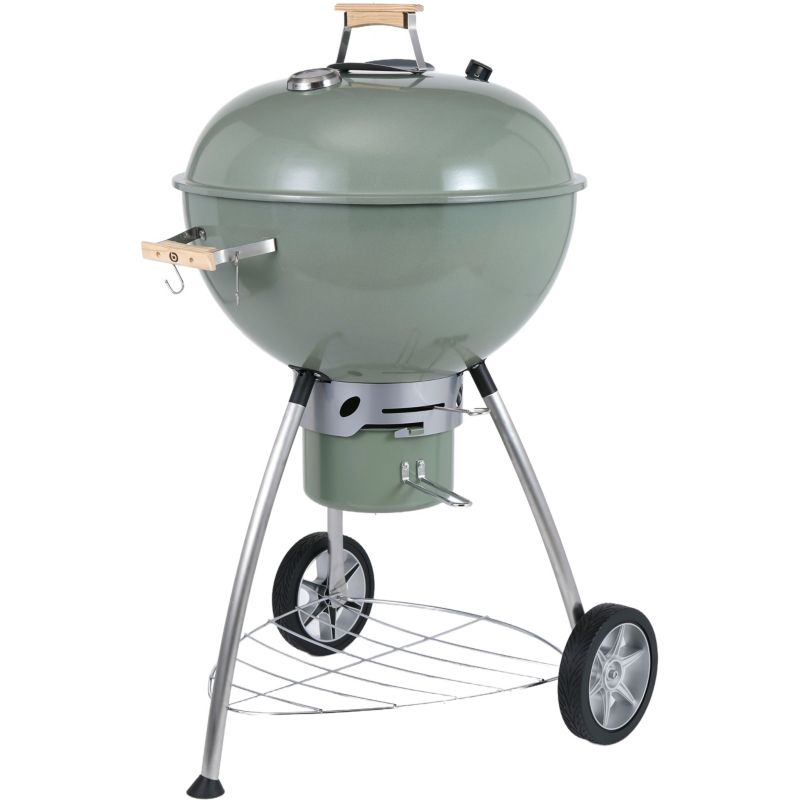 ESSENTIELB EBCK1 vert sur pieds, 55 cm, autre barbecue charbon comparé au ESSENTIELB EBCA1 noir sur chariot, 62 × 35 cm